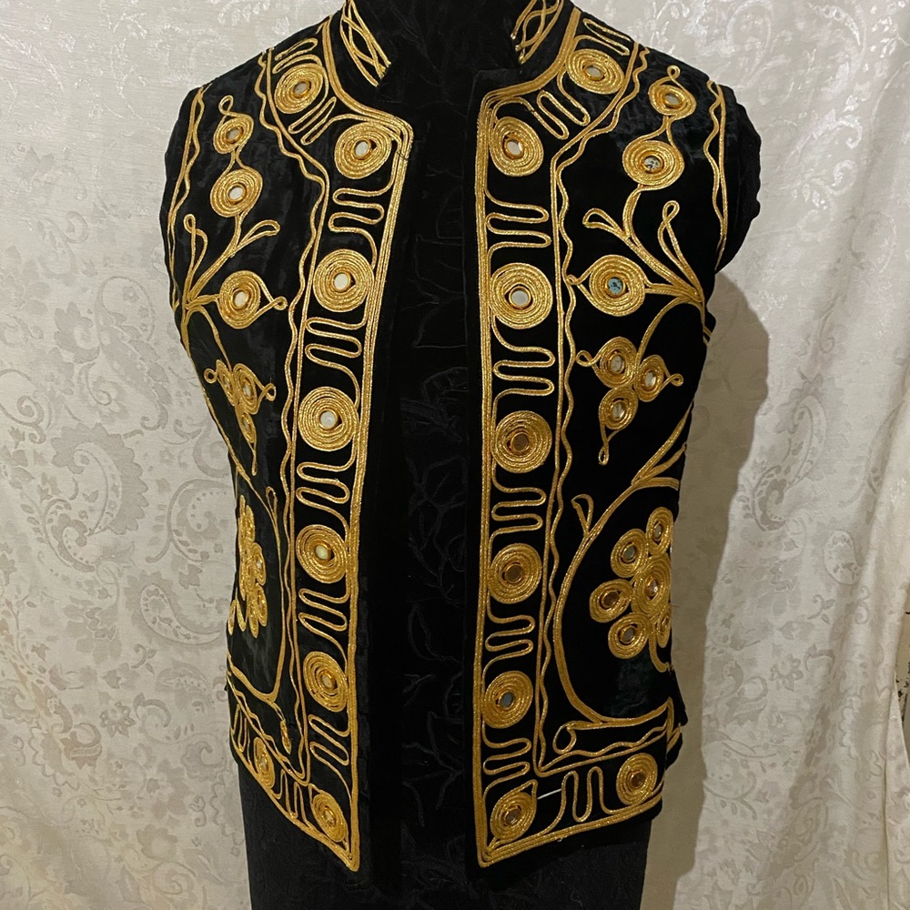 Vintage Pakistan Mirrored Waist Coat